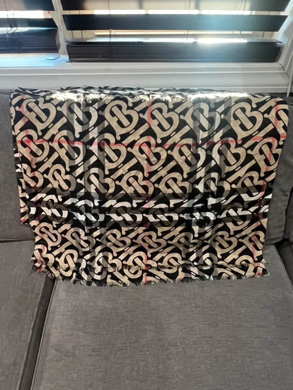 Burberry monogram print